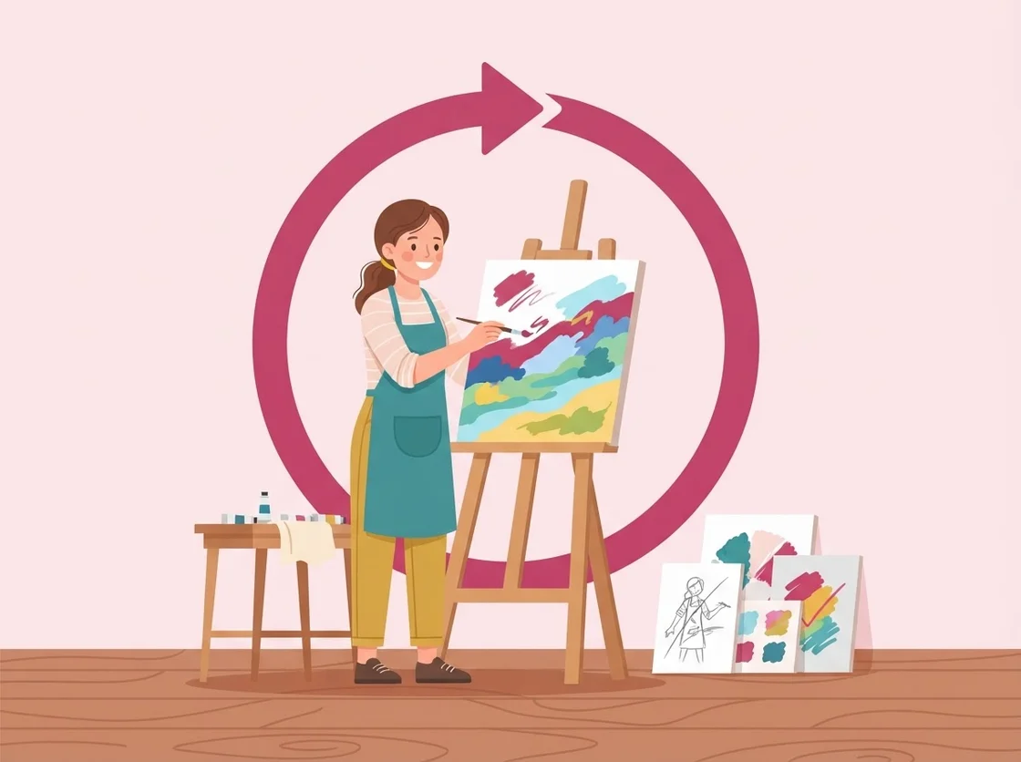 illustration — iterate & refine