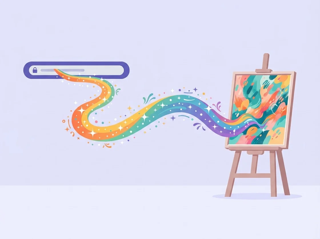 illustration — URL → visuals